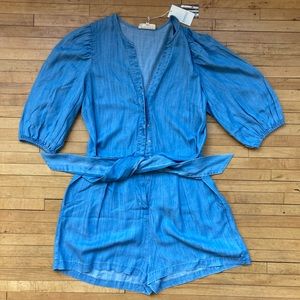 WVN by Synergy Cadence Denim Romper